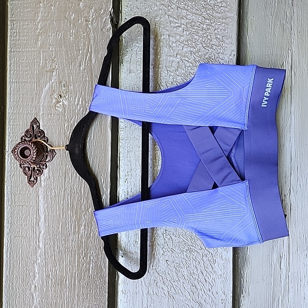 Ivy Park Sports Bra Blue sz S Women's - Picture 3 of 6